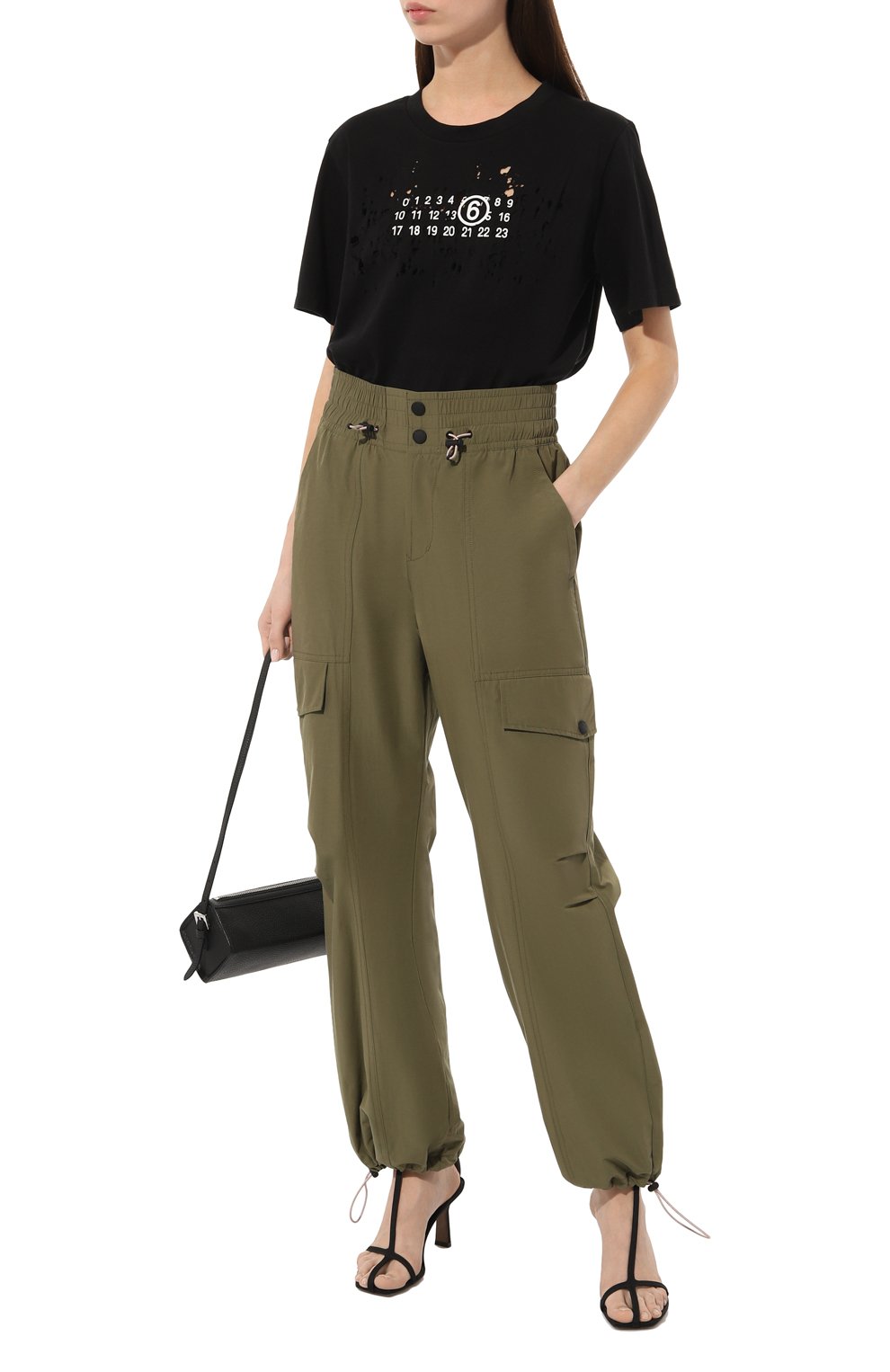 Хлопковая футболка MM6, арт. S62GD0152/S23588, фото 2