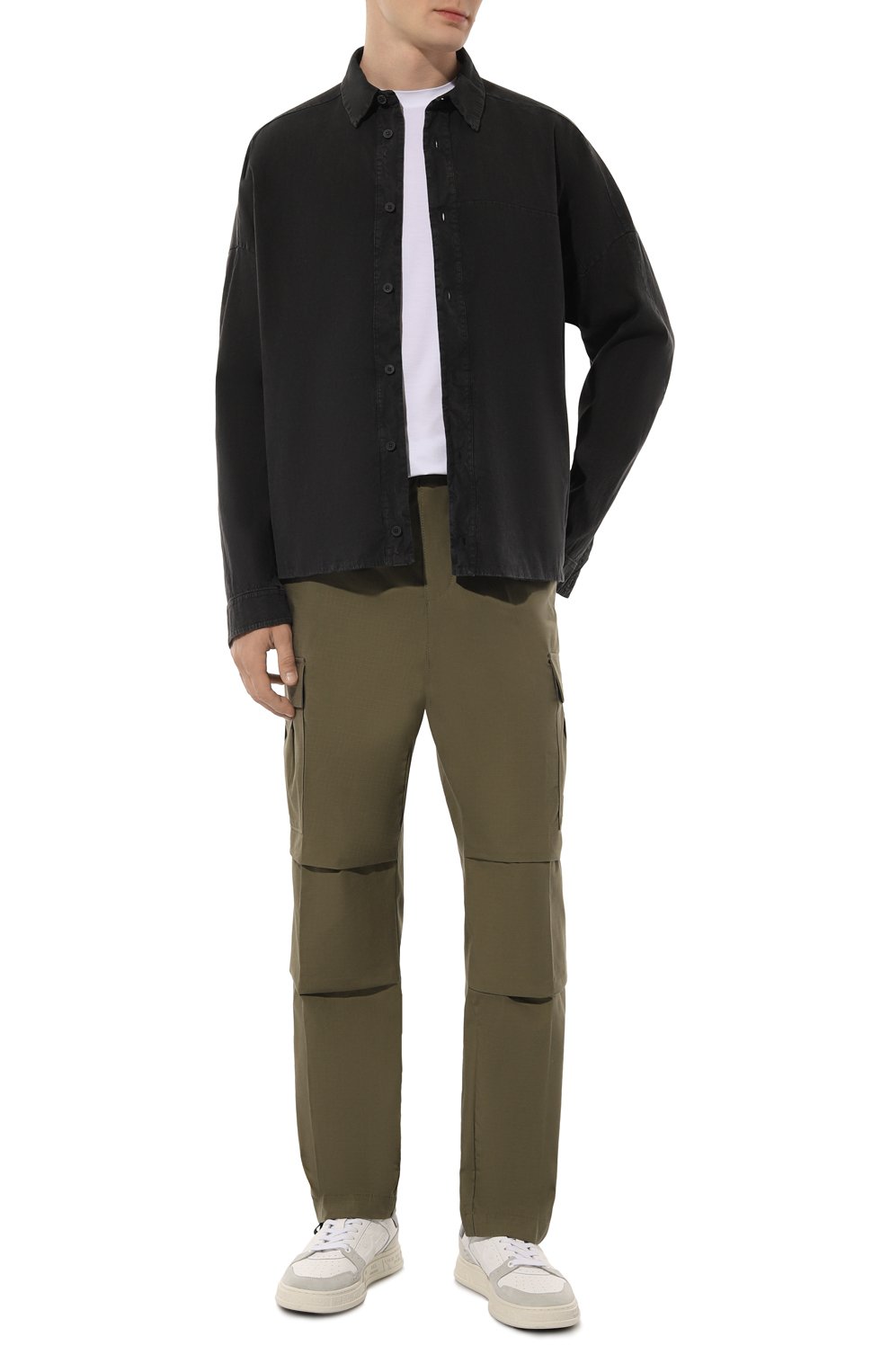 Рубашка из хлопка и льна TRANSIT, арт. CFUTRYU301S, фото 2