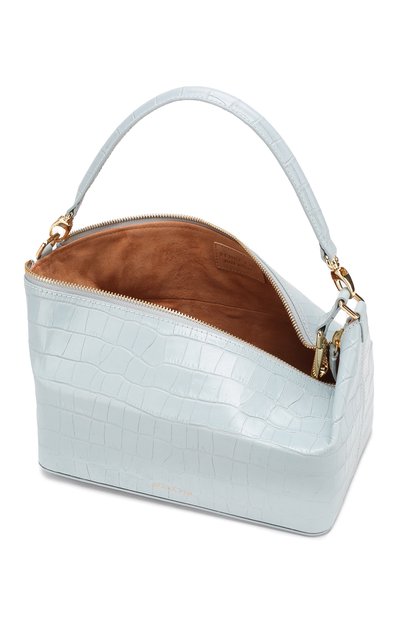 Сумка olivia REJINA PYO, арт. B13-L05/LEATHER CR0C/DUCK EGG BLUE, фото 4