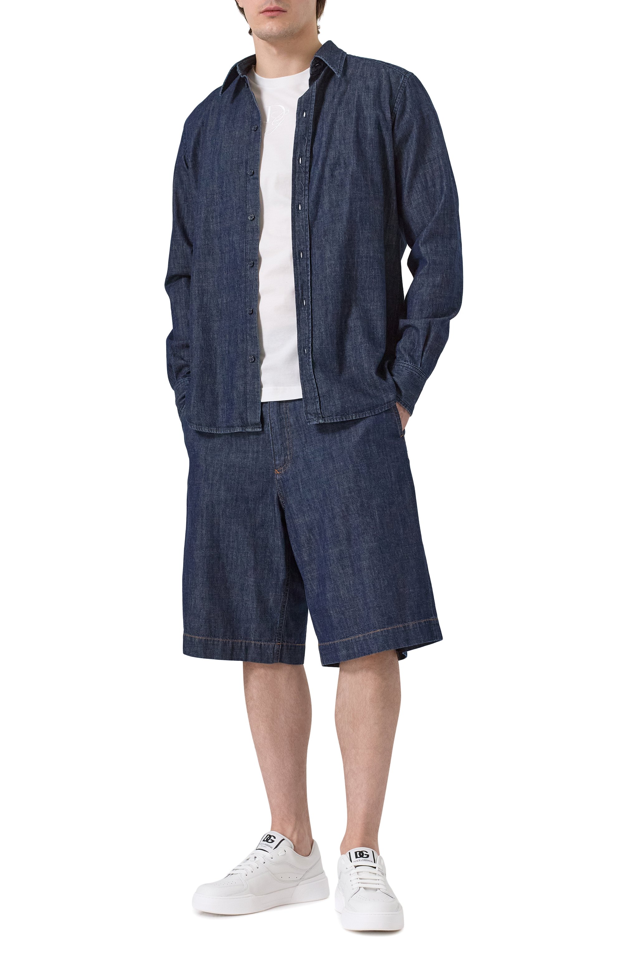 Джинсовые шорты DOLCE & GABBANA, арт. GP0D2D/G8L09, фото 2