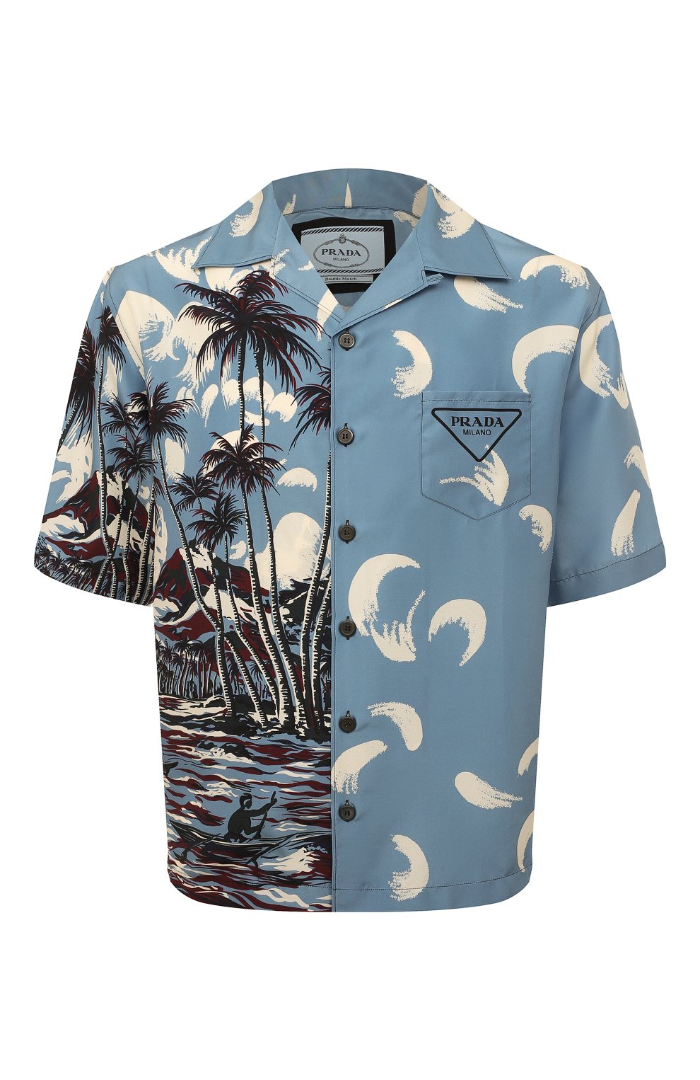 Шелковая рубашка PRADA, арт. UCS406-1ZVK-F0237-212, фото 1