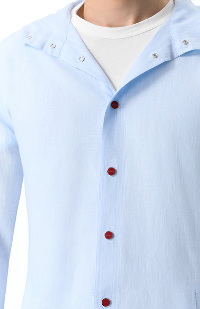 Льняная рубашка KITON, арт. UMCMARH0970102, фото 5