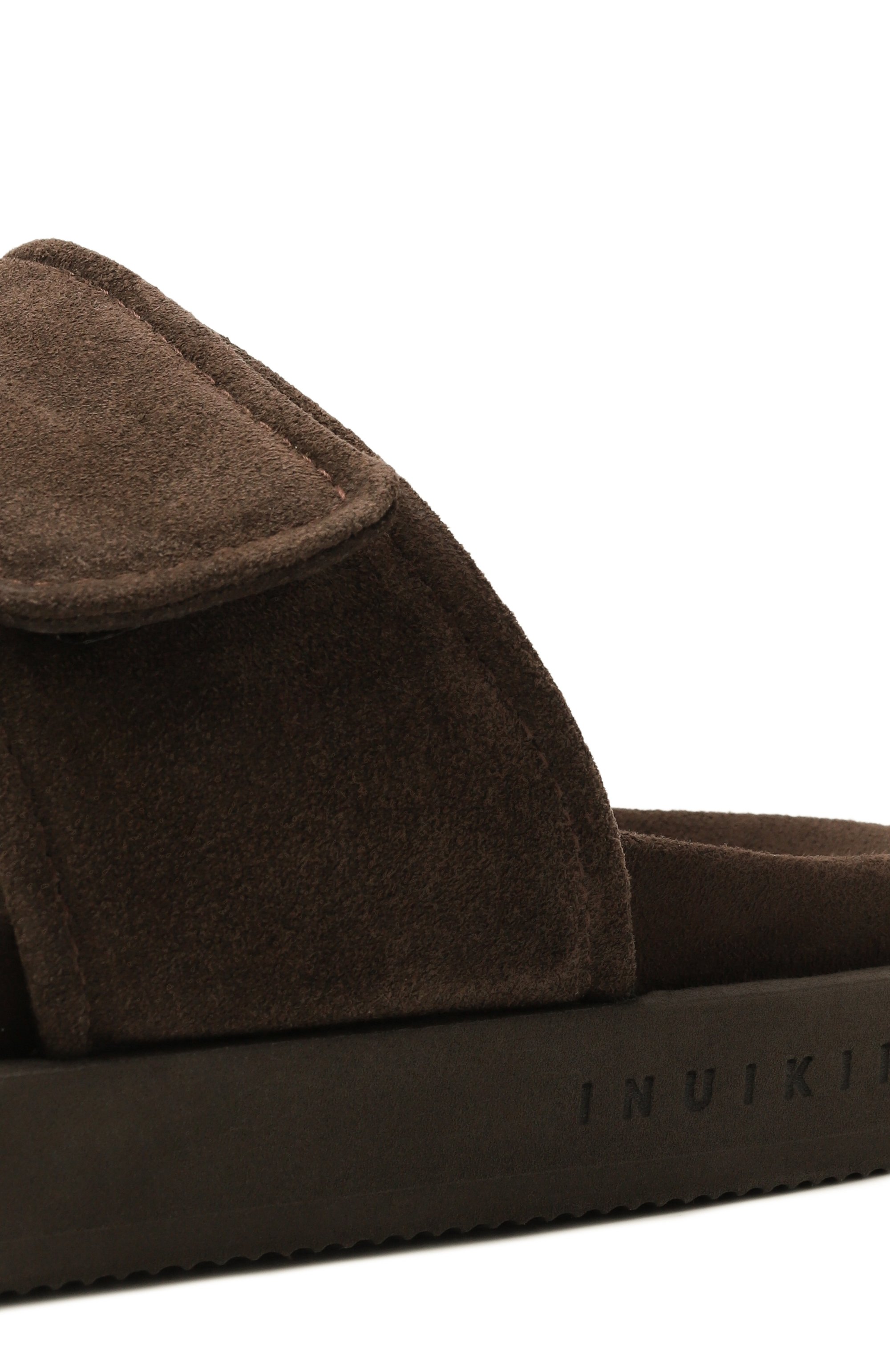 Замшевые шлепанцы double band INUIKII, арт. 50102-510, фото 7