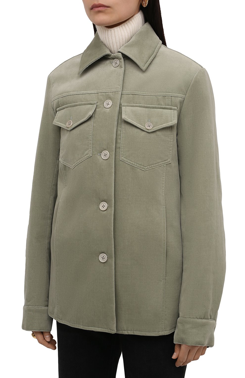 Хлопковая куртка DRIES VAN NOTEN, арт. 212-010522-3254, фото 3