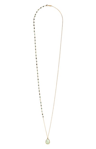 Женская подвеска на цепочке HANKA_IN, арт. GEM-SA-EMER-QFVE-0.5M
