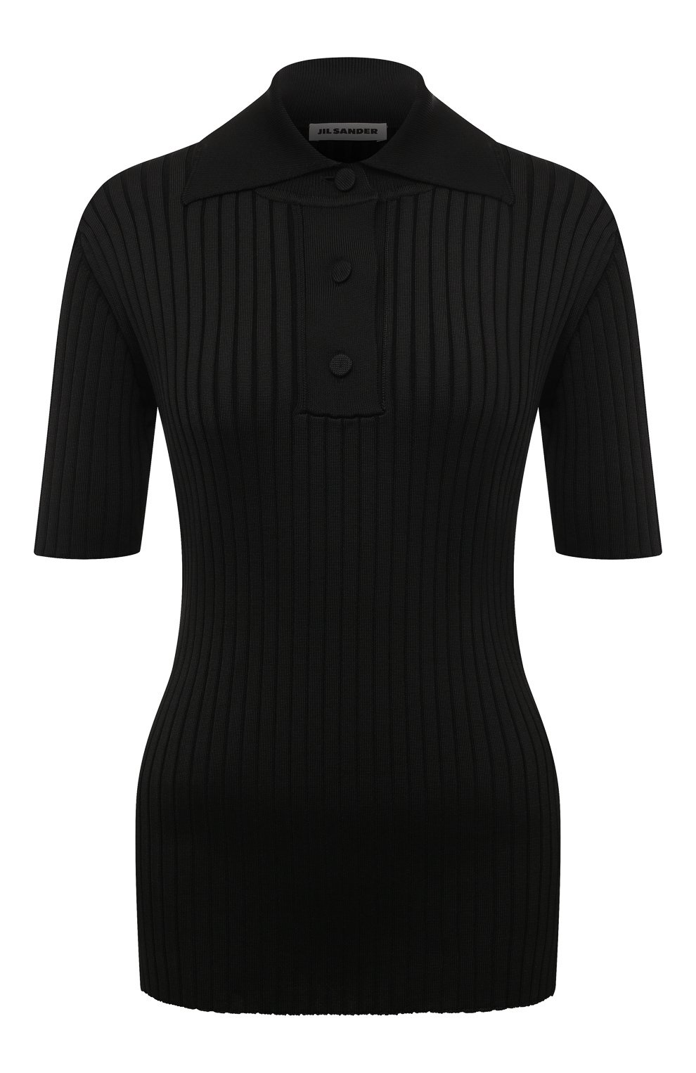 Поло из вискозы JIL SANDER, арт. J02GL0107/J18313, фот�о 1