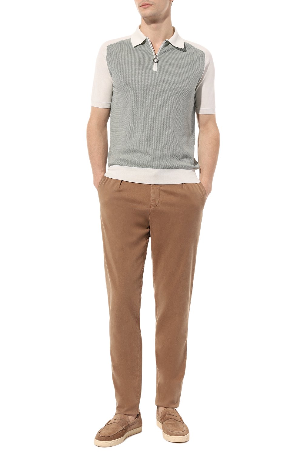 Поло из шелка и хлопка STEFANO RICCI, арт. K616320P31/F23131, фото 2