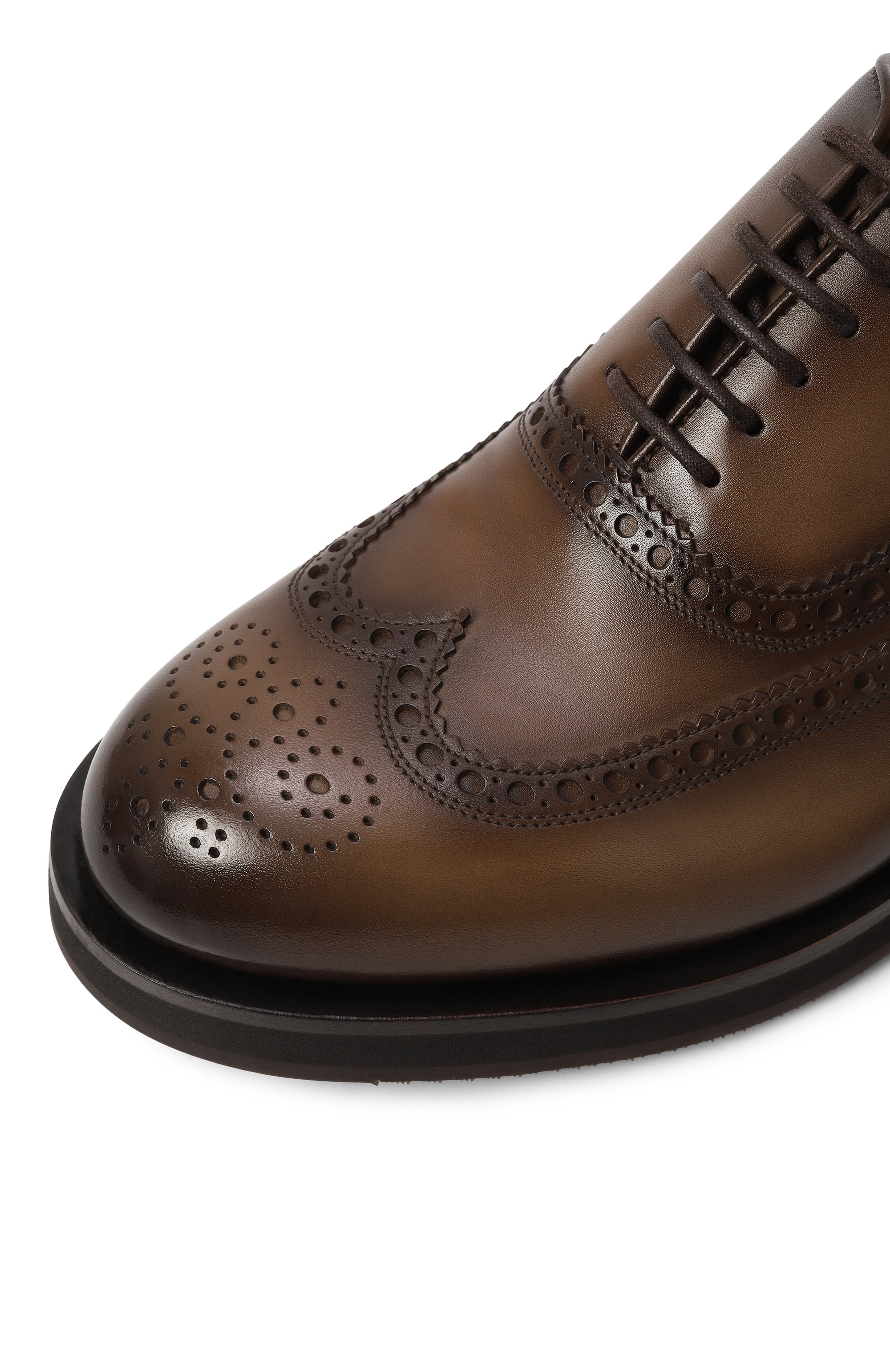 Кожаные оксфорды conor SANTONI, арт. MCCG18536JW2BNTG, фото 7