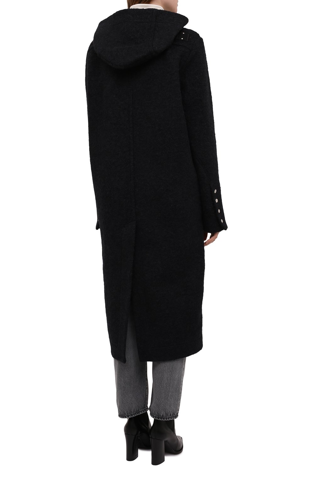 Шерстяное пальто RICK OWENS, арт. RP02A7946/WBK, фото 4