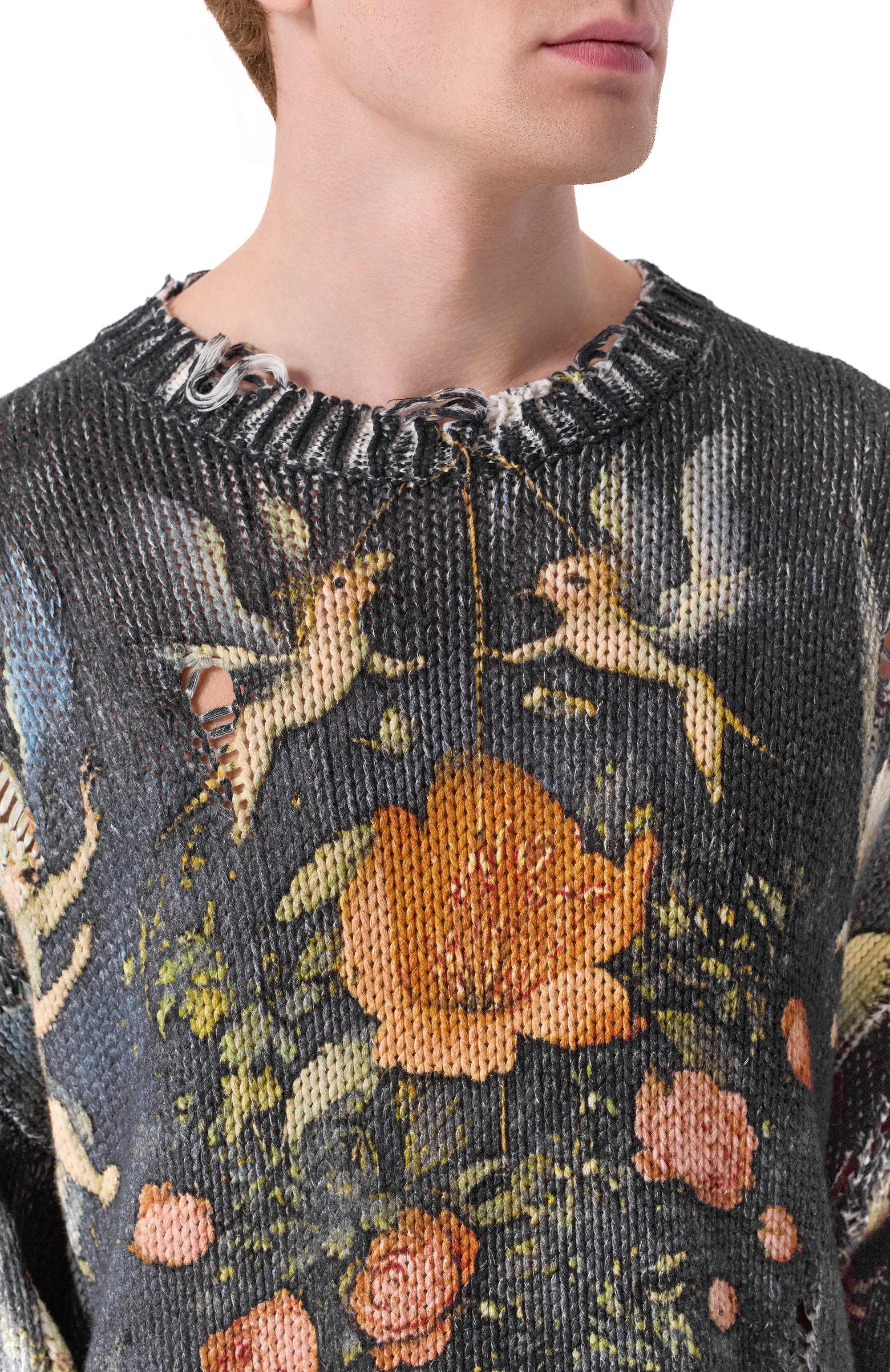 Хлопковый свитер R13, арт. R13WY197-Y237A, фото 5