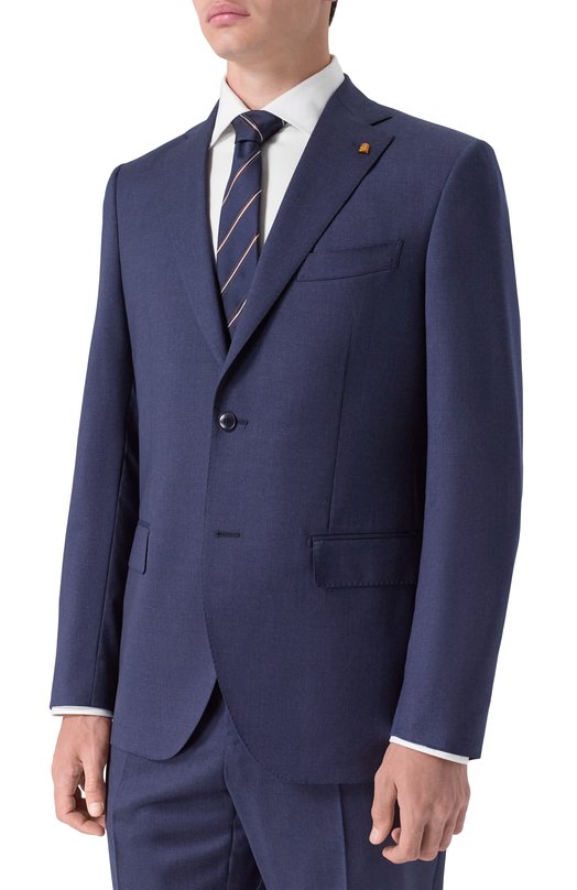 Шерстяной костюм Sartoria Latorre A6I7EF/UG0883 Синий  A6I7EF/UG0883 Фото 2