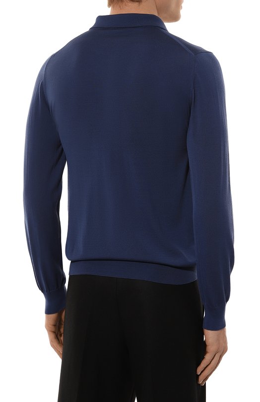 Шерстяное поло Svevo Синий, фото 4