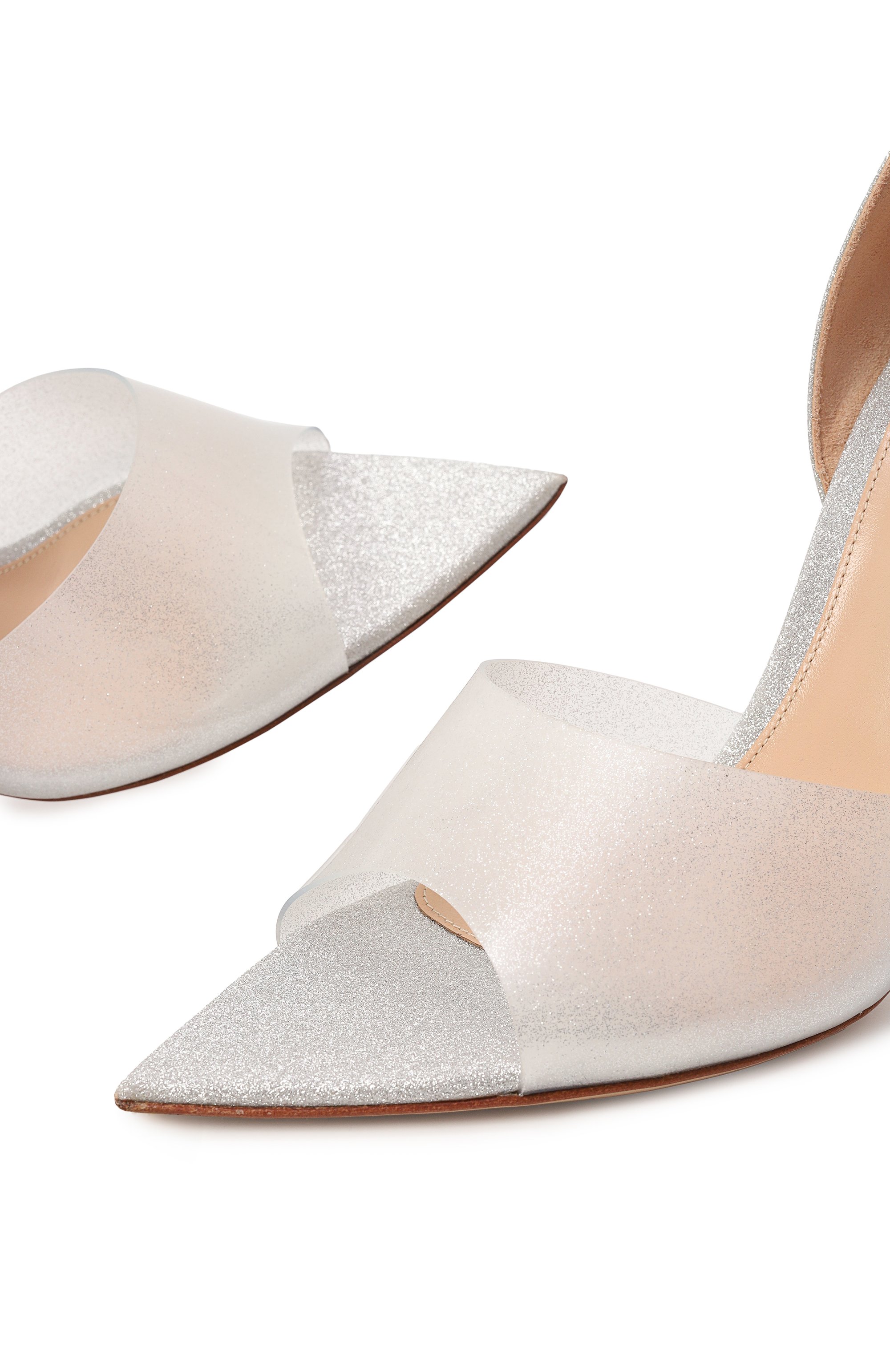 Комбинированные туфли bree 105 GIANVITO ROSSI, арт. G61519.15RIC.GGBARAR, фото 7