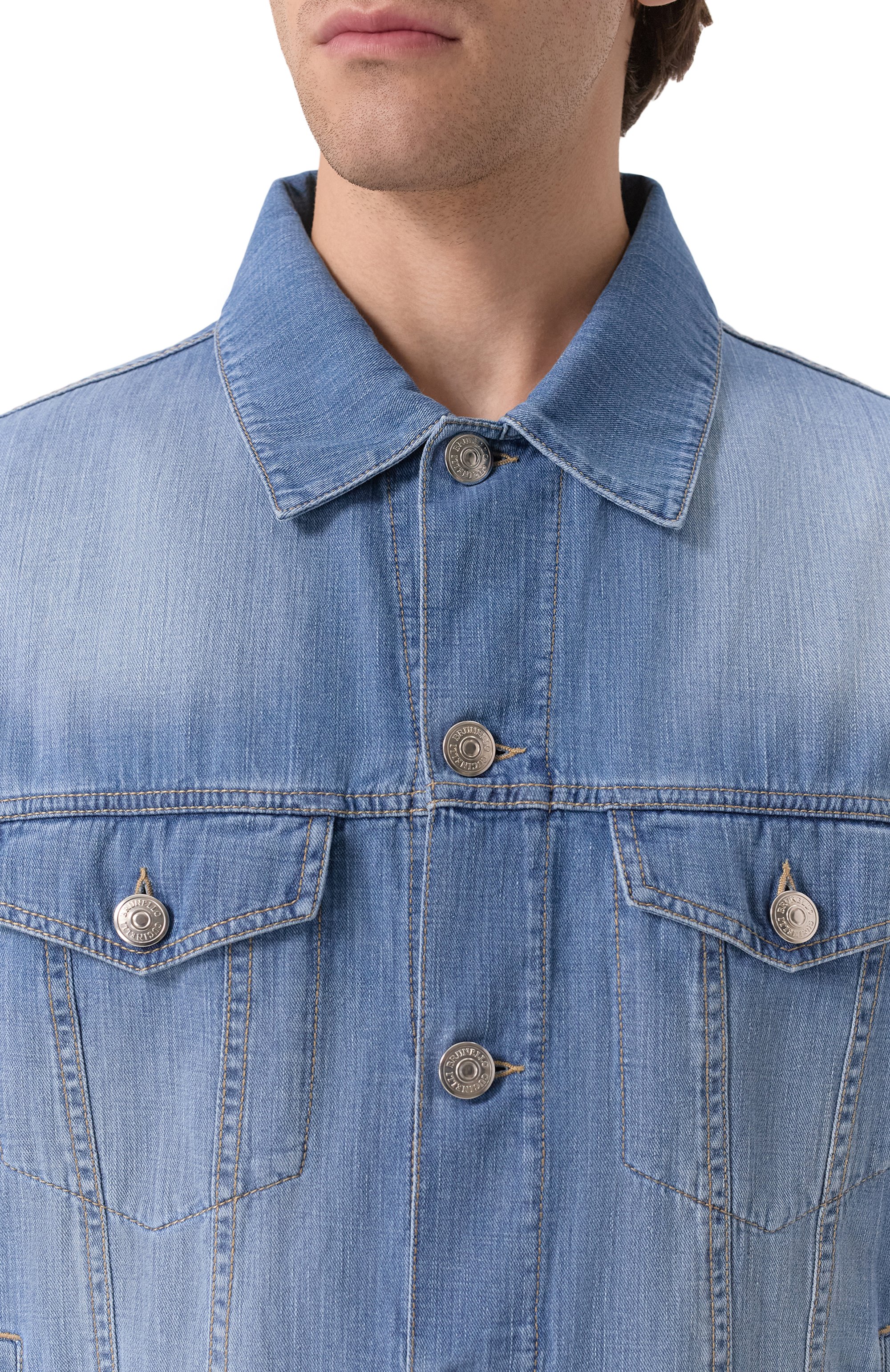 Джинсовая куртка BRUNELLO CUCINELLI, арт. ME6456909, фото 5