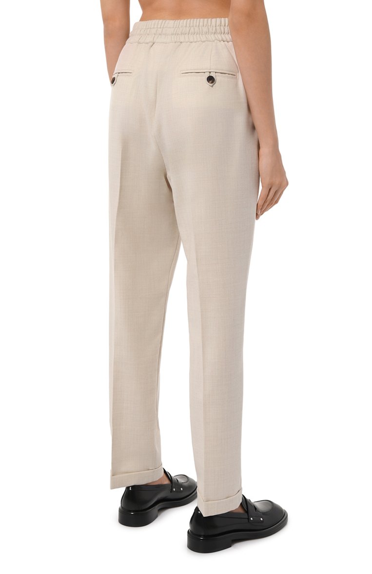 Шерстяные брюки KITON, арт. D37102K0513C, фото 4