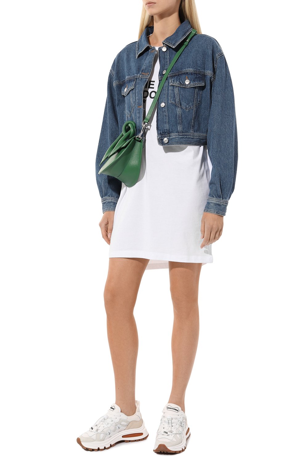 Хлопковое платье COMME DES FUCKDOWN, арт. CFABW00013, фото 2