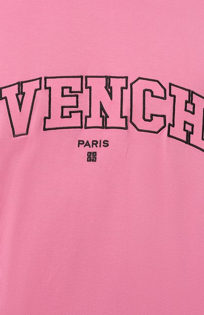 Хлопковая футболка GIVENCHY, арт. BM71CW/3Y6B, фото 5