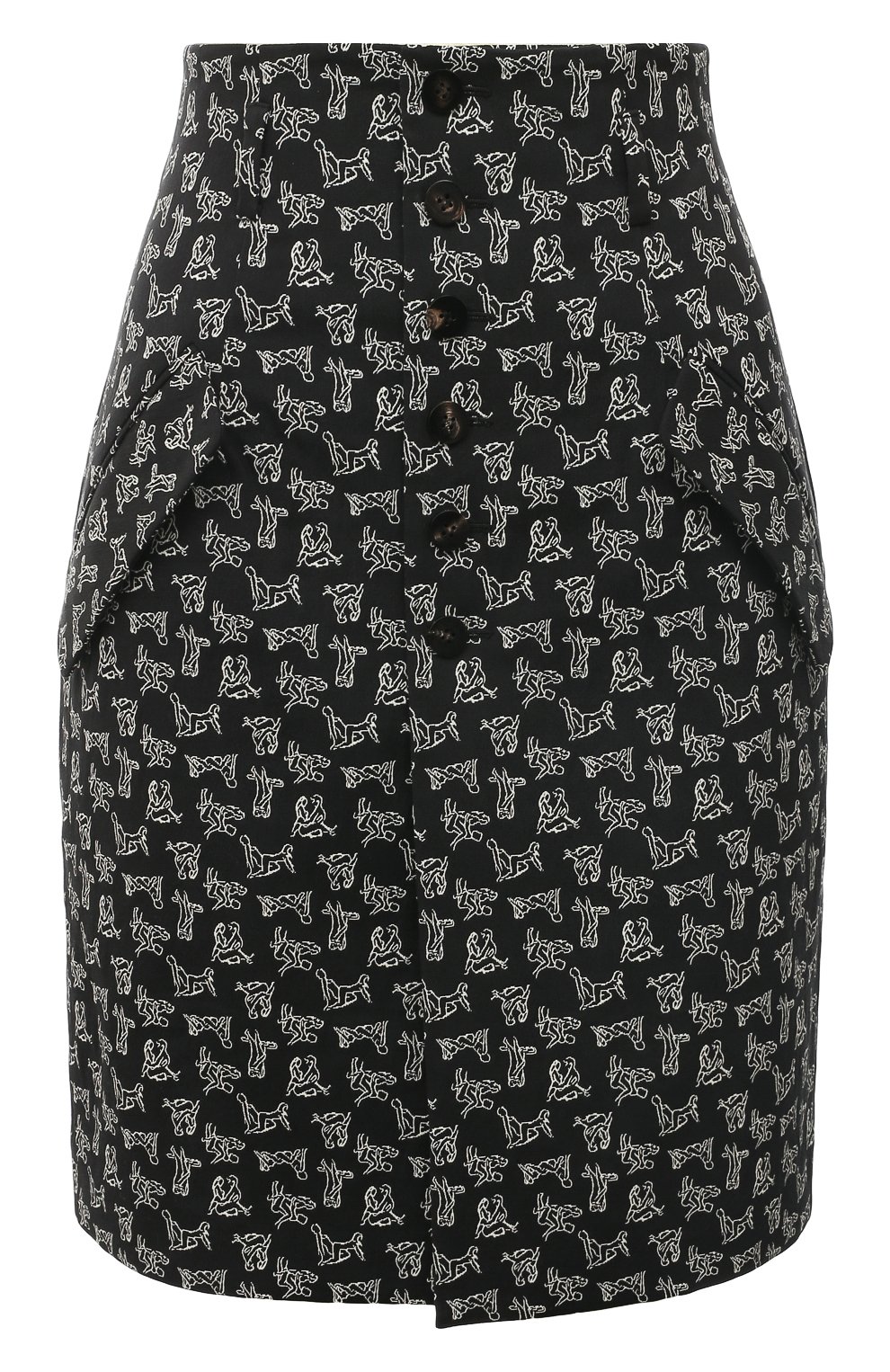 Юбка GOOROO черного цвета по цене 39960 руб., арт. SK002-7031-9911-S23, фото 1 Юбка GOOROO, арт. SK002-7031-9911-S23, фото 1