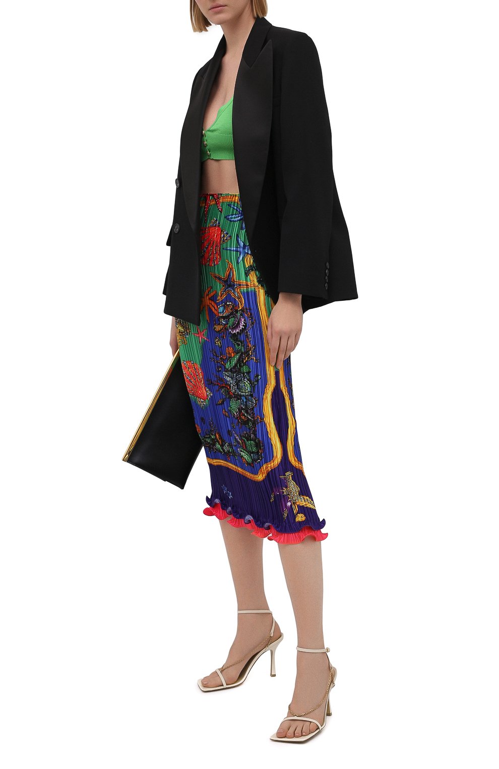 Плиссированная юбка VERSACE, арт. A89193/1F01267, фото 2