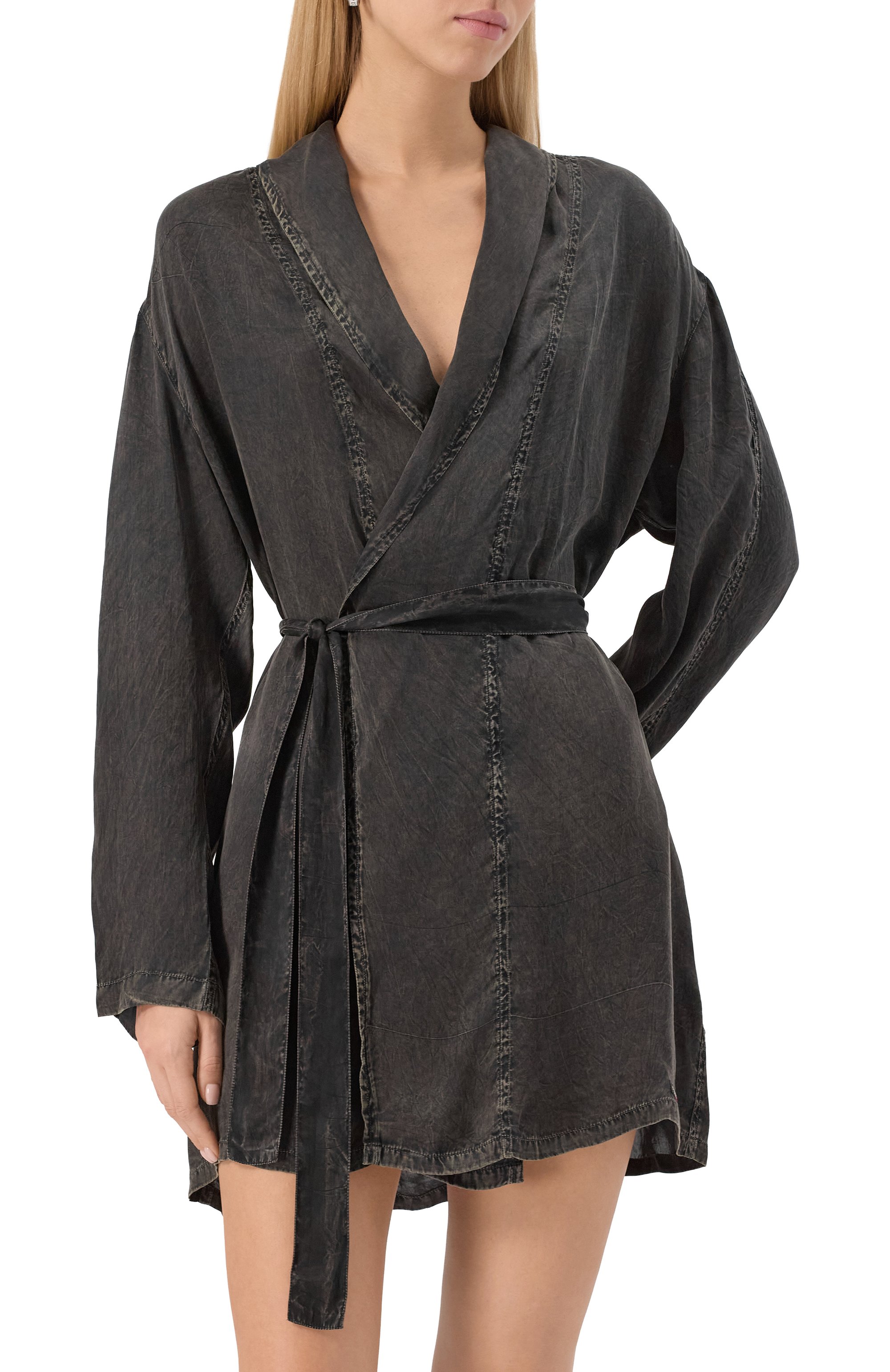 Платье из вискозы DIESEL, арт. A18367/0TKBS, фото 3