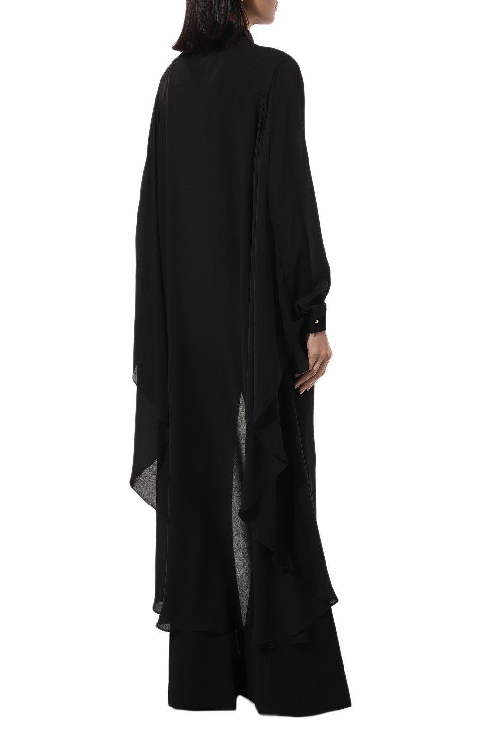 Блузка  из шелка и вискозы ELIE SAAB, арт. 15425, фото 4