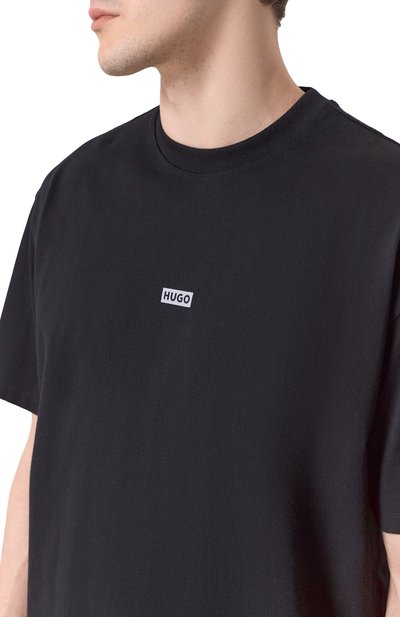 Хлопковая футболка HUGO BLUE, арт. 50509776, фото 5