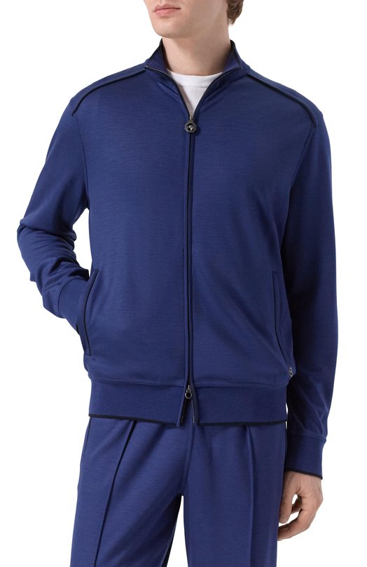 Шерстяной кардиган Stefano Ricci K909049R31/T25302/64 Синий  K909049R31/T25302/64 Фото 3