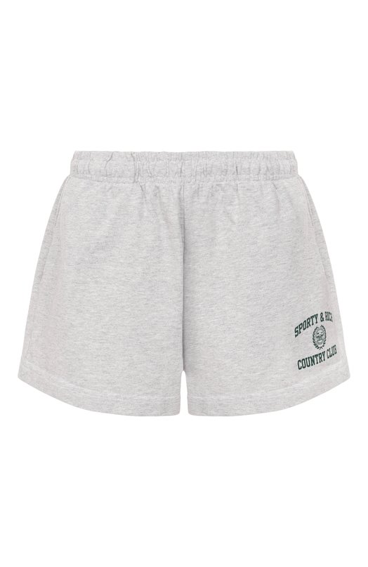 Хлопковые шорты Sporty and Rich SH037606218GY03 Серый SH037606218GY03
