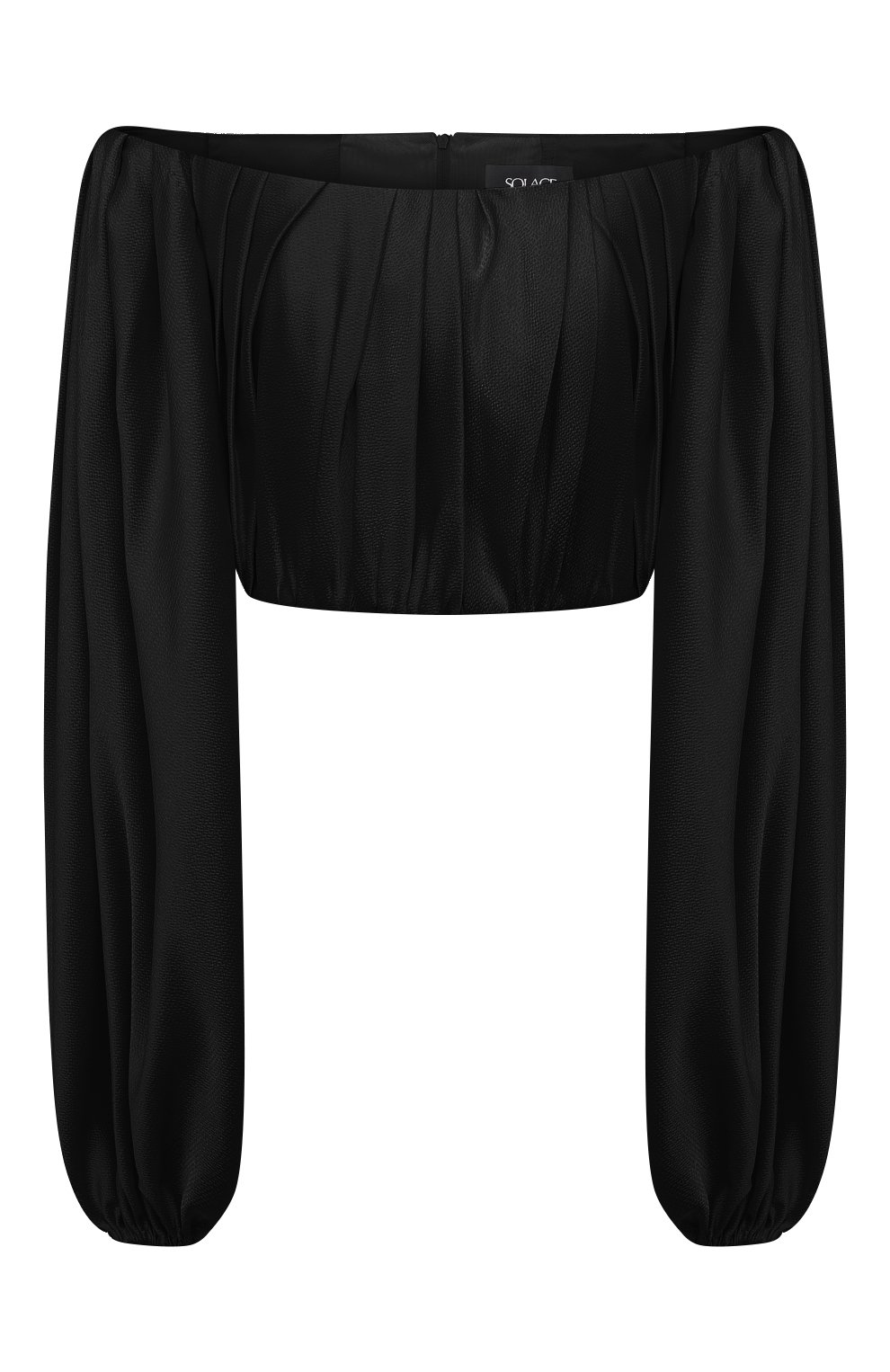 Топ SOLACE LONDON черного цвета по цене 49100 руб., арт. 0S31044, фото 1 Топ SOLACE LONDON, арт. 0S31044, фото 1