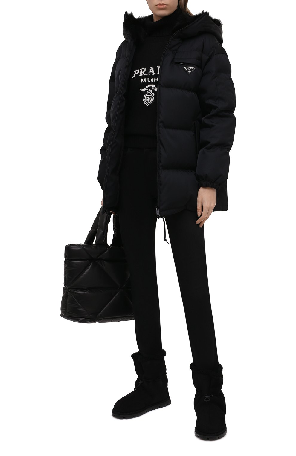 Замшевые полусапоги PRADA, арт. 1U706M-1A6-F0002-020, фото 2