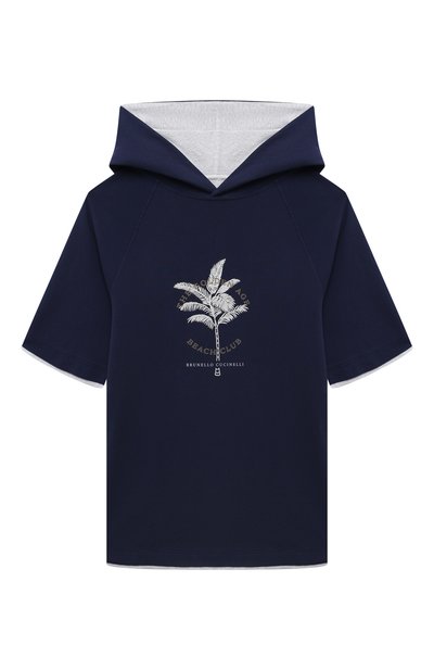 Хлопковая футболка BRUNELLO CUCINELLI, арт. BE854E169C
