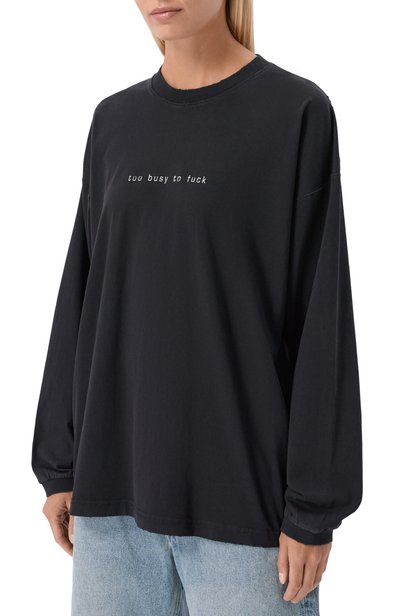 Хлопковый лонгслив VETEMENTS, арт. MH27LS198B, фото 3