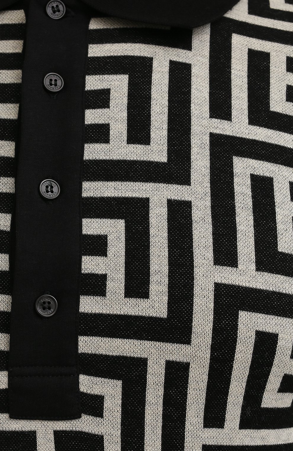 Хлопковое поло BALMAIN, арт. XH1GB000/JB70, фото 5