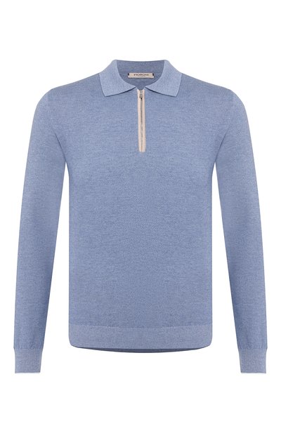 Мужская поло из смеси хлопка и шелка FIORONI, арт. MKL20600C1