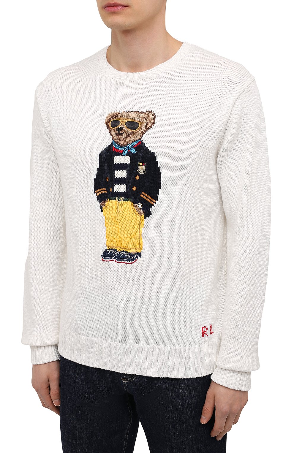 Свитер изо льна и хлопка POLO RALPH LAUREN, арт. 710834686, фото 3