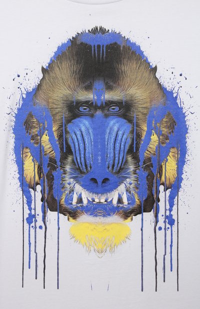 Хлопковая футболка MARCELO BURLON KIDS OF MILAN, арт. 21E/B/MB/1102/0010/2-6Y, фото 3