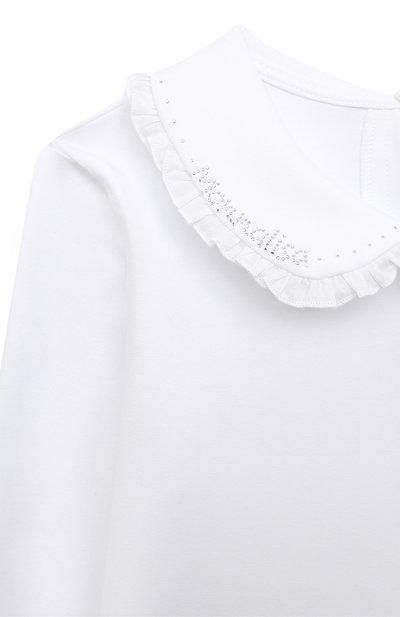 Хлопковая блузка MONNALISA, арт. 18BTSH, фото 3