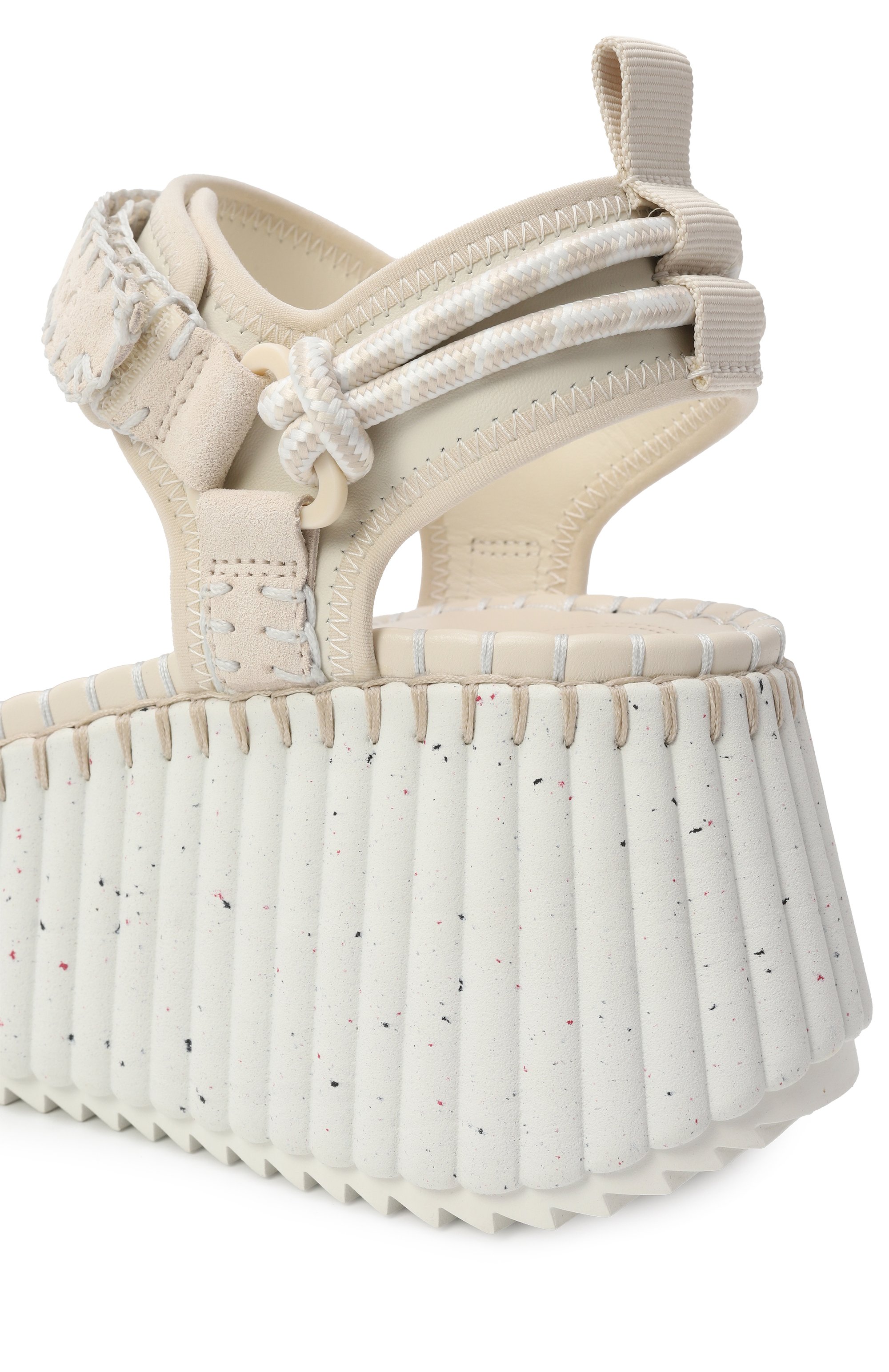 Замшевые босоножки nama CHLOÉ, арт. CHC24S870HT, фото 7