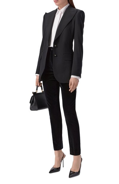 Женские бархатные брюки DOLCE & GABBANA, арт. FTC71T/FUVG7