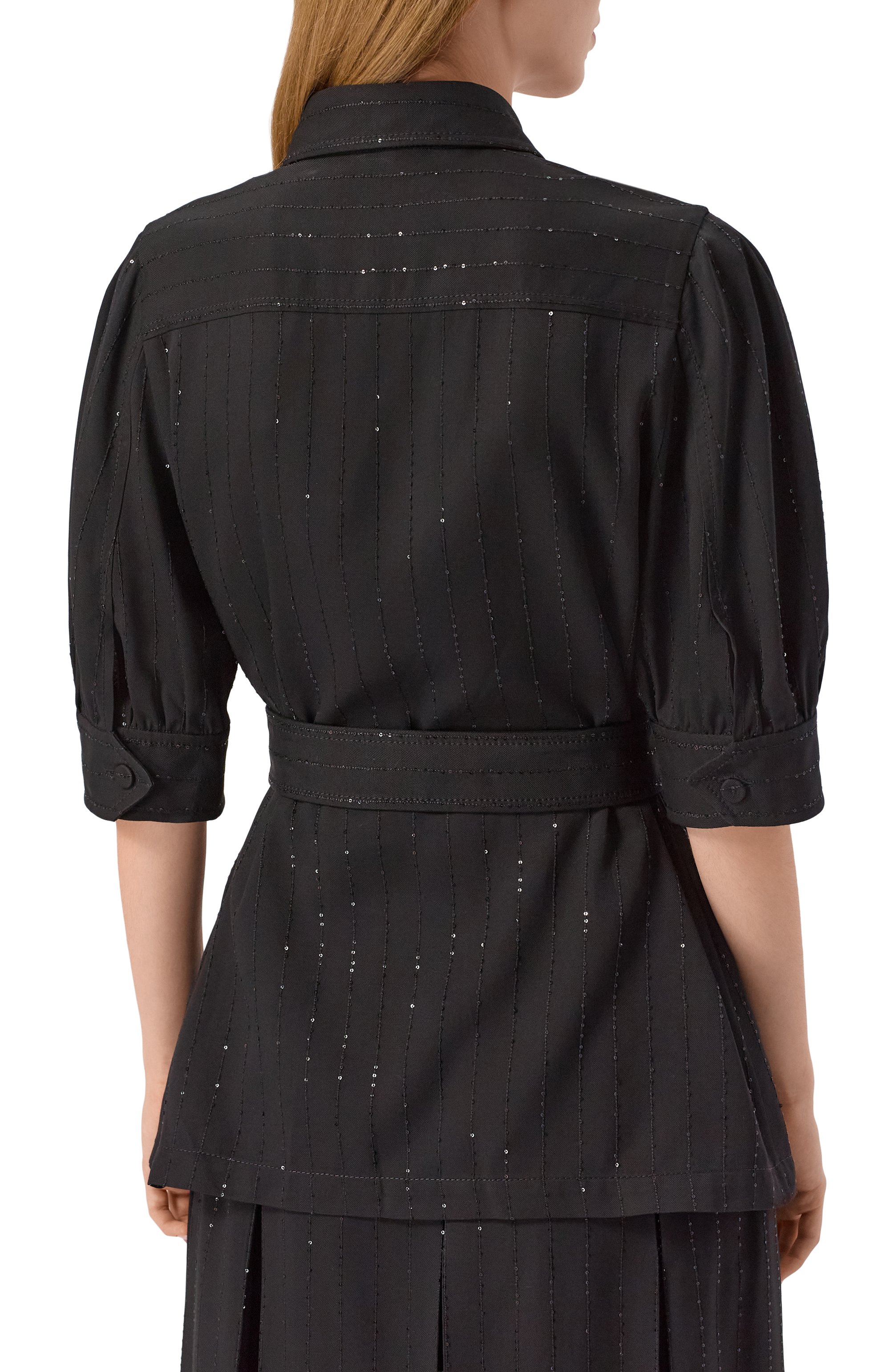 Блузка из вискозы ELIE SAAB, арт. SH114NP25/CD019, фото 4