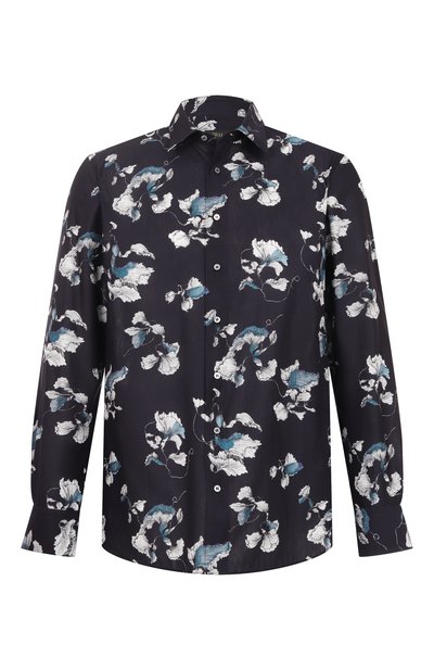 Рубашка изо льна и хлопка ZILLI, арт. SP0I01M085024002F, фото 1