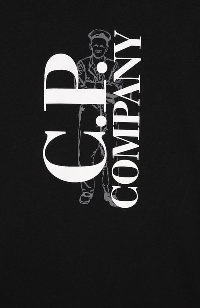 Хлопковая футболка C.P. COMPANY, арт. CUM00V/LAA17, фото 3