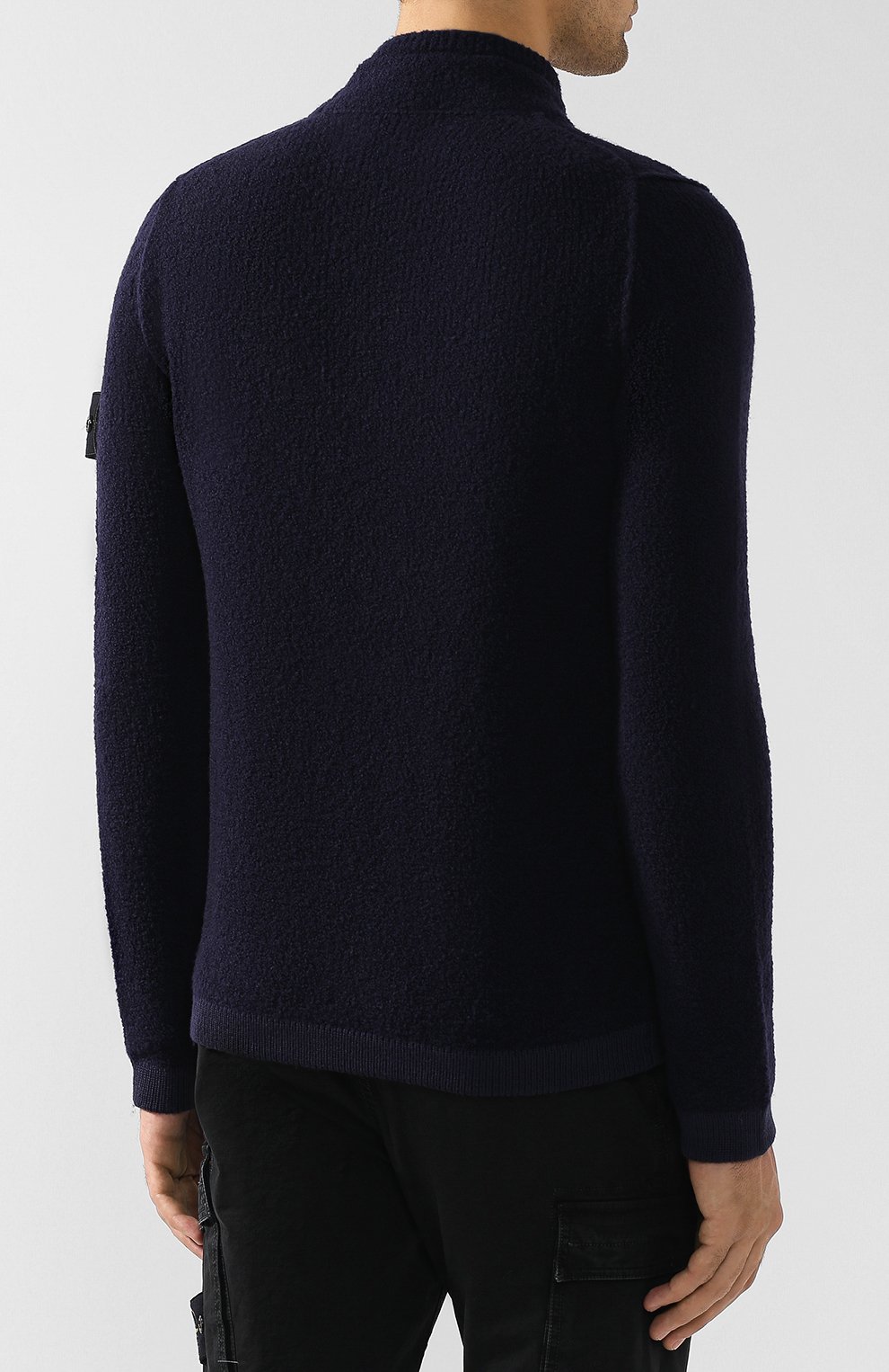 Шерстяной джемпер с воротником-стойкой STONE ISLAND, арт. 6915546B3, фото 4