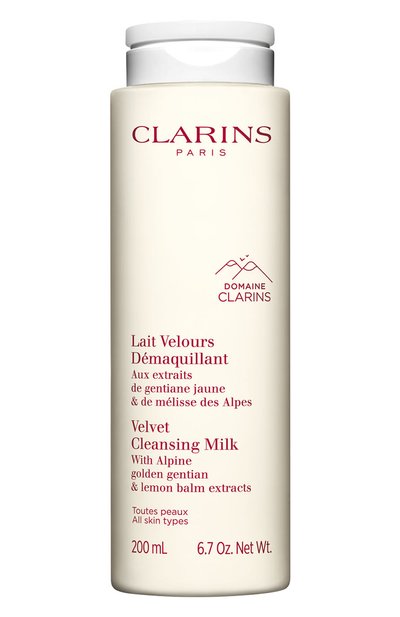 Женского очищающее молочко для любого типа кожи lait velours demaquillant (200ml) CLARINS, арт. 80097217