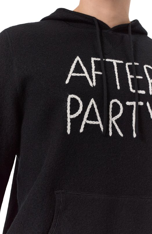 Шерстяное худи MC2 Saint Barth JAK0002-00156I/JAKE H00D Чёрный  JAK0002-00156I/JAKE H00D Фото 5