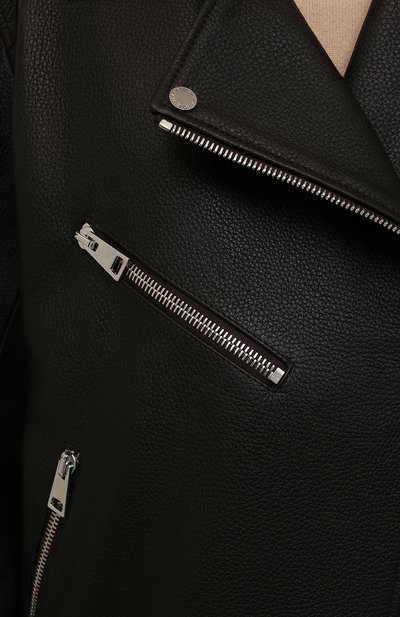 Кожаная куртка MASLOV темно-коричневого цвета по цене 226600 руб., арт. SMW99, фото 5 Кожаная куртка MASLOV, арт. SMW99, фото 5