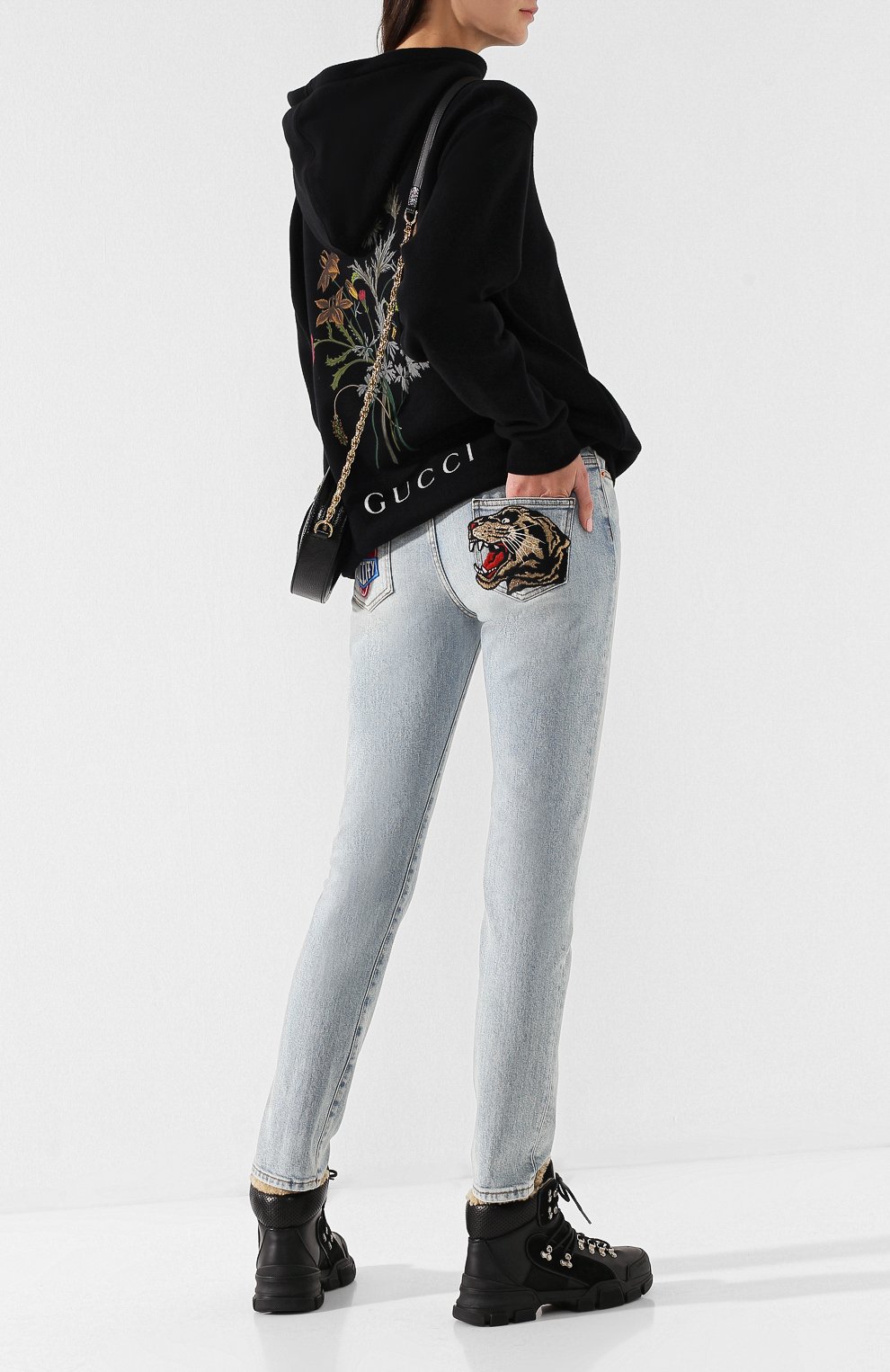 Джинсы с потертостями GUCCI, арт. 502797/XDAH3, фото 2