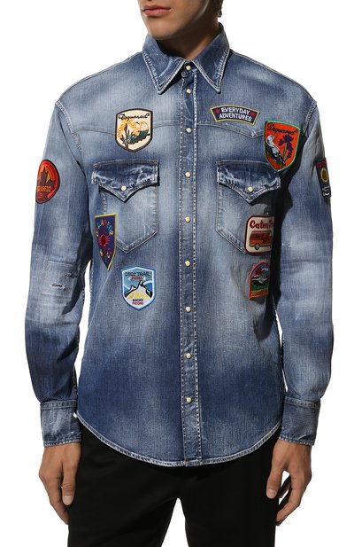 Джинсовая рубашка DSQUARED2, арт. S74DM0644/S30341, фото 3