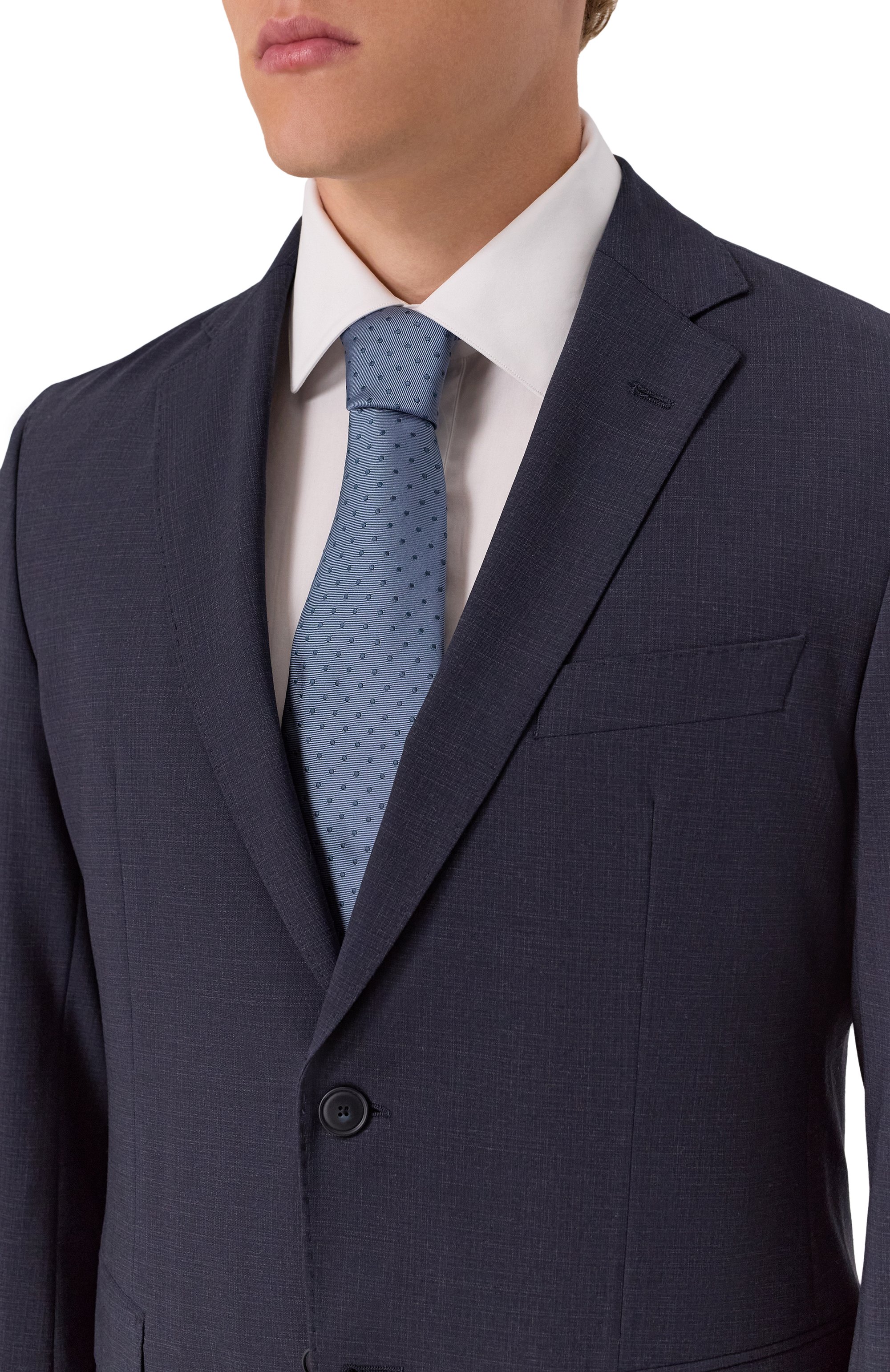 Шелковый галстук CORNELIANI, арт. 26U302-2620321, фото 2