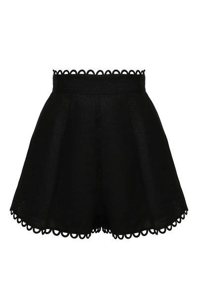 Женские льняные шорты ZIMMERMANN, арт. 6219AALL